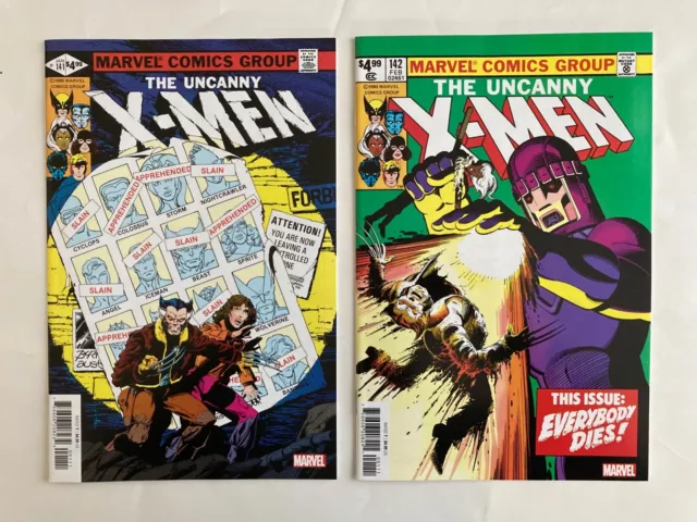 Uncanny X-Men #141 & #142 (2024) Facsimile Ed | Days of Future Past | NEW NM/NM+