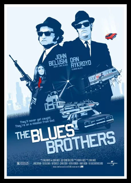 The Blues Brothers Movie Poster Print & Unframed Canvas Prints