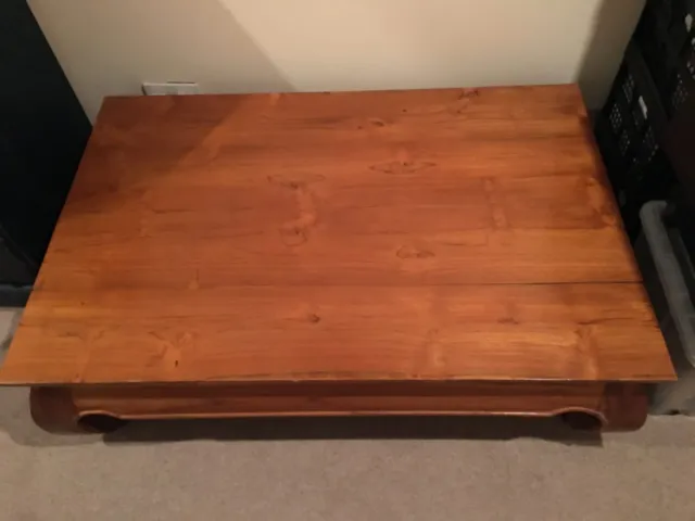 Opium Table - Large Carved Low Vintage Chinese Rosewood?  Coffee Table