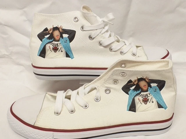 Stranger Things Hellfire Club top alti/bassi scarpe da ginnastica donna, uomo, bambino g10