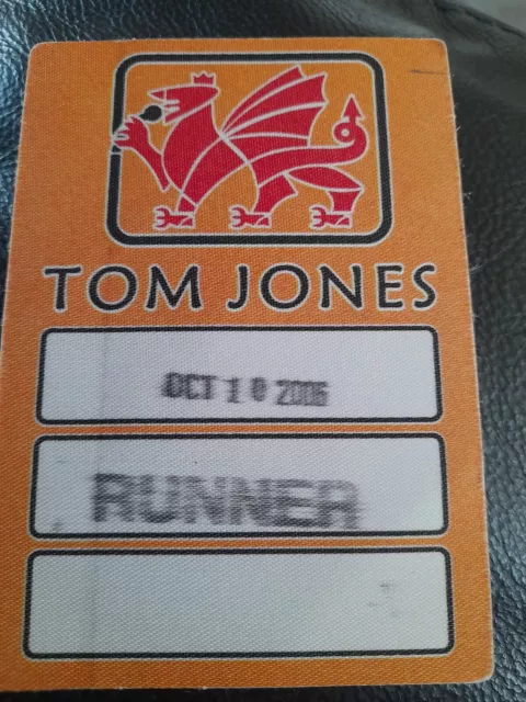 Tom Jones Backstage Pass Uk Tour 2005 Concert Memorabilia Gig
