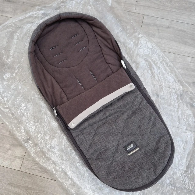 Mamas & Papas Pram OCARRO Cosy Toes Footmuff Flip xt2 XT3 Chestnut tweed Brown .