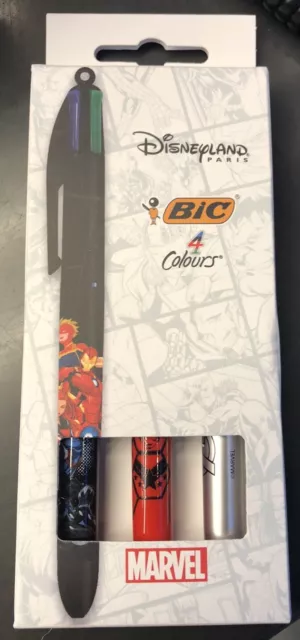 STYLO / Pen / Stift / Boligrafo / Penna SET 3 BIC AVENGERS Disneyland Paris