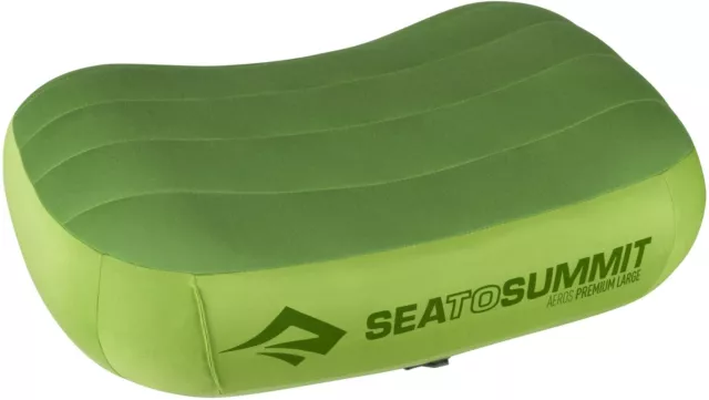 Sea to Summit Aeros Premium Reisekissen, regular, lime