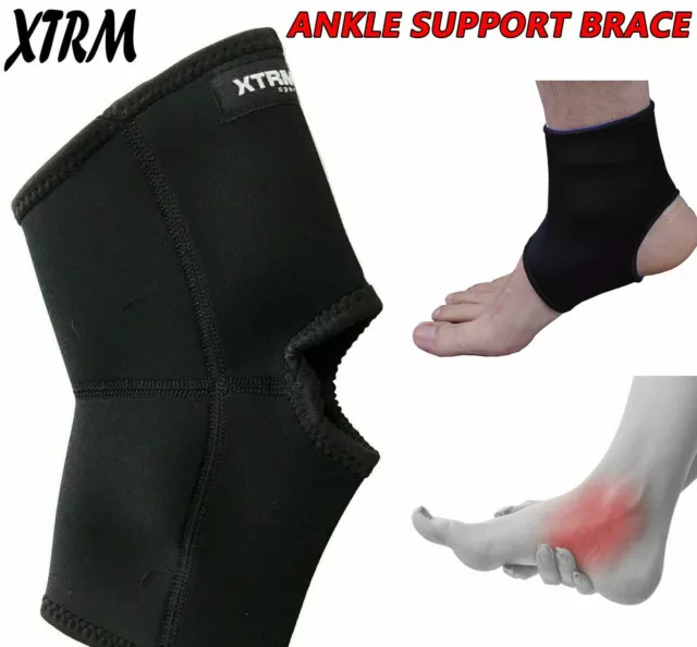 Elasticated Ankle Support Compression Bandage Brace Wrap Arthritis Tendinitis