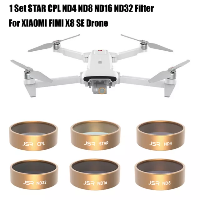 For XiaoMi FIMI X8 SE Drone Waterproof Camera Lens Filters CPL ND4 ND8 ND16 ND32