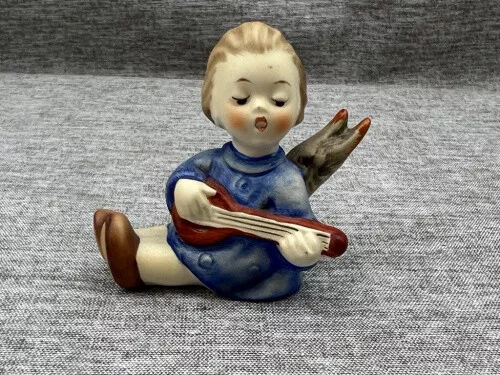 Hummel Figura 238/A Angelo Seduto 6,3 Cm. 1 Wahl - Top Condizioni