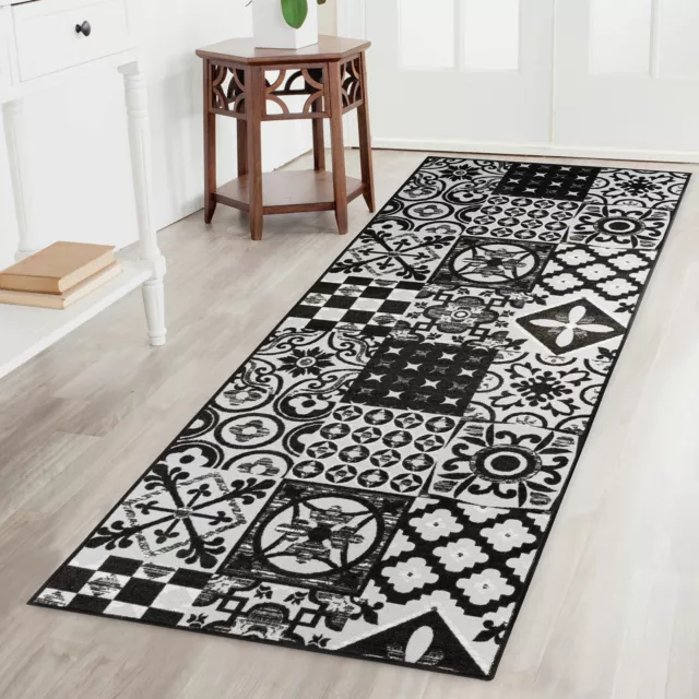 Alfombra Sligo de Pasillo Cocina Habitación Lazo Fino con Estampado