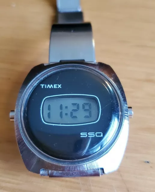 Timex SSQ Watch Vintage Lcd