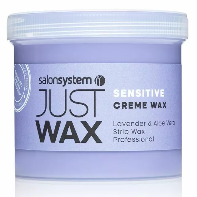 Salon System Just Wax Sensitive Creme Wax 450g ***FREE POSTAGE***