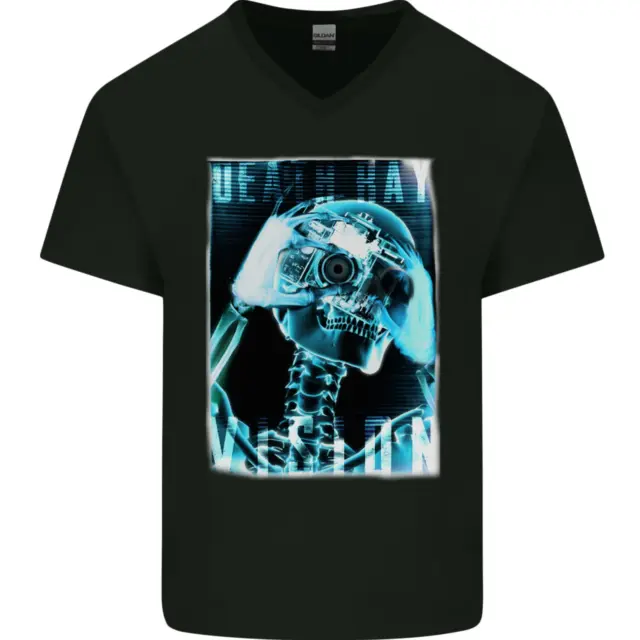 Death Ray Vision Photography Photographer Mens V-Neck Cotton T-Shirt
