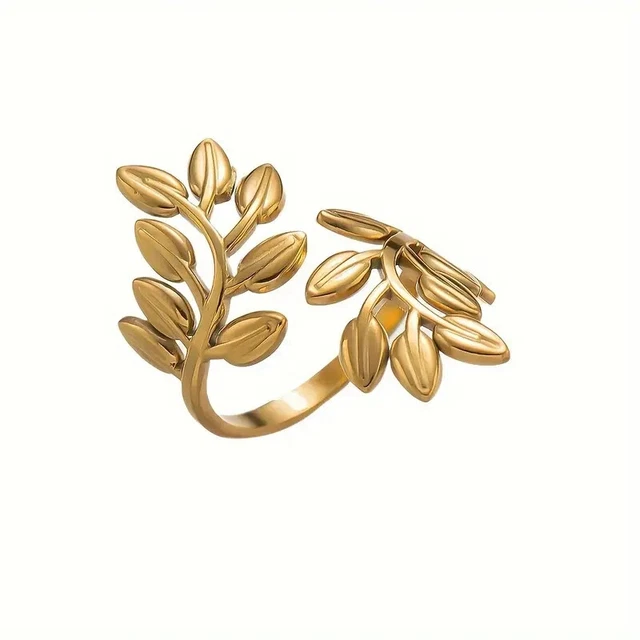 Bague acier inoxydable doré or breloque gold Acier inoxydable et