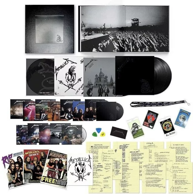 METALLICA - METALLICA (The Black Album) Super Deluxe - 6LP/14CD/6DVD Box Set NEW