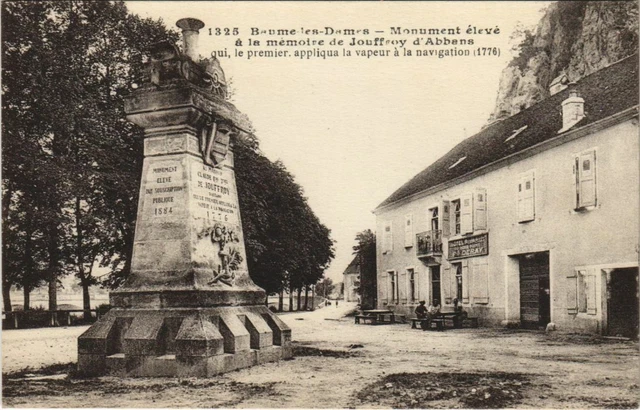 CPA BALUME-les-LADIES Monument Eleve a la Memoire de Jouffroy d'Abbans (1114841)