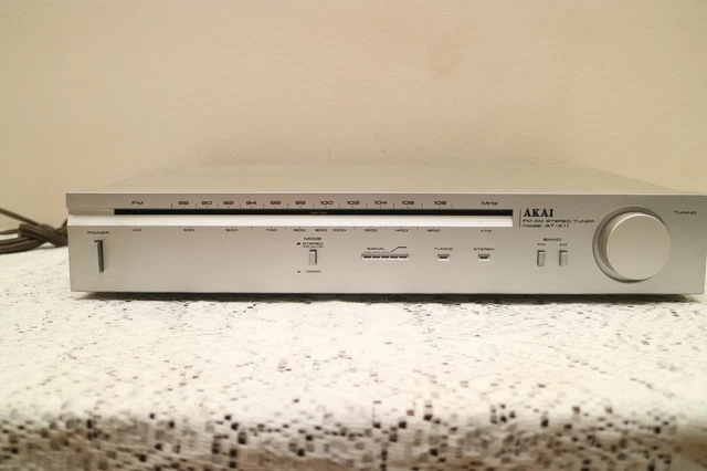 VINTAGE AKAI AT-K11 FM Stereo Tuner Tested & Working Pre-owned, Used ...