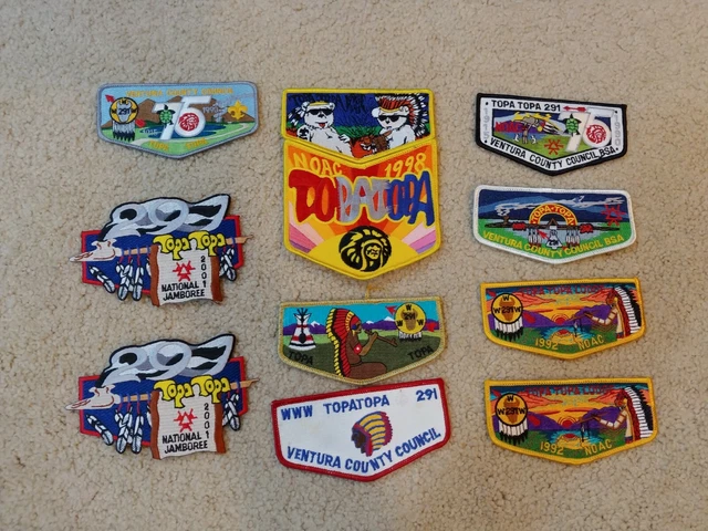 Lodge 291 Topa Topa OA Flap Order of the Arrow Boy Scouts BSA