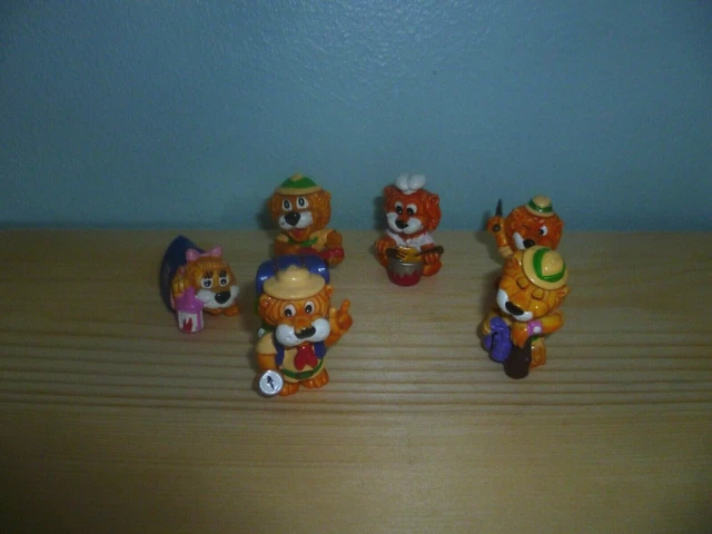 Figurine Kinder - 6 personnages de la série "les leoventuras"- 1995