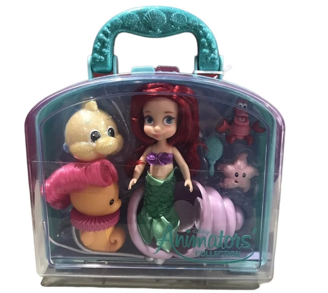 DISNEY STORE ANIMATORS Collection Ariel Little Mermaid Mini Doll