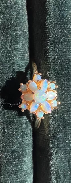 ANTIQUE 14K GOLD Fire Opal Pendant Ring BEAUTIFUL! $350.00 - PicClick