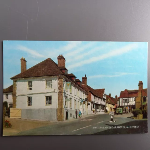 Postcard The Spread Eagle Hotel Midhurst Sussex