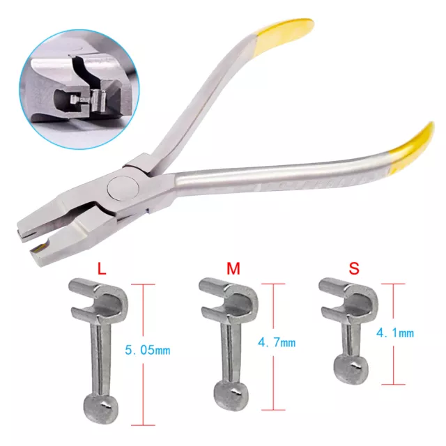 Orthodontic Crimpable Arch wire Placement Ortho Dental Hook Crimping Pliers