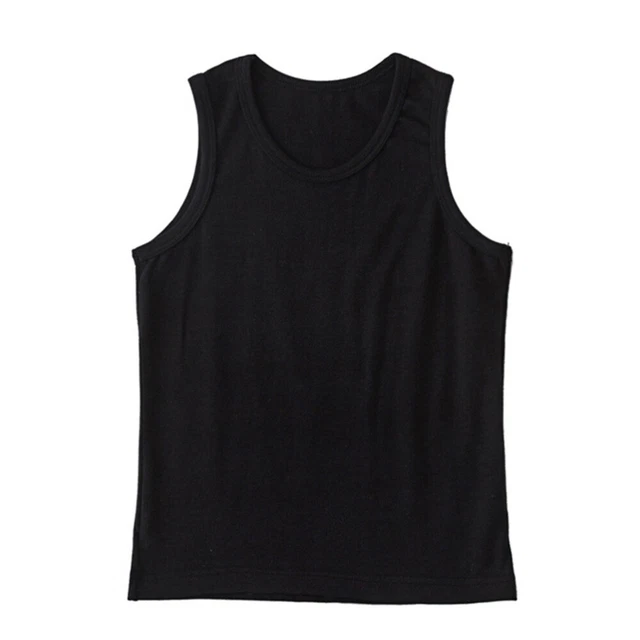 4 pz gilet uomo donna bambina top ragazzi camicie senza maniche