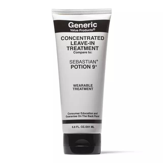 Generic Value Products Concentrated Leave-In Conditioner Treatment, Nourishes,