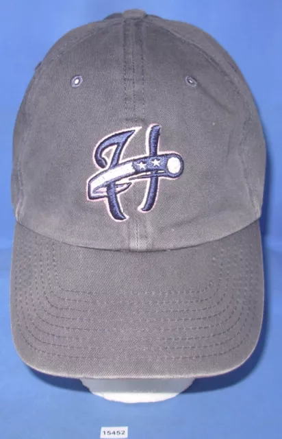 Harrisburg Senators Hat Mens Strap Back Baseball Cap Gray '47 Twins Brand USED