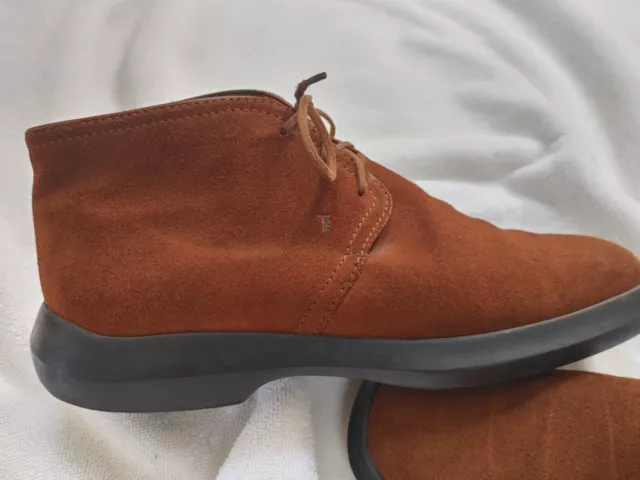 TODS SUEDE CHUKKA boots 38.5 US Women's size 7.5 brown $49.99 - PicClick