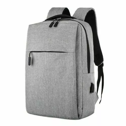 15.6In Backpack Laptop Canvas Bag Travel School Bag Multipurpose Men Women Bag