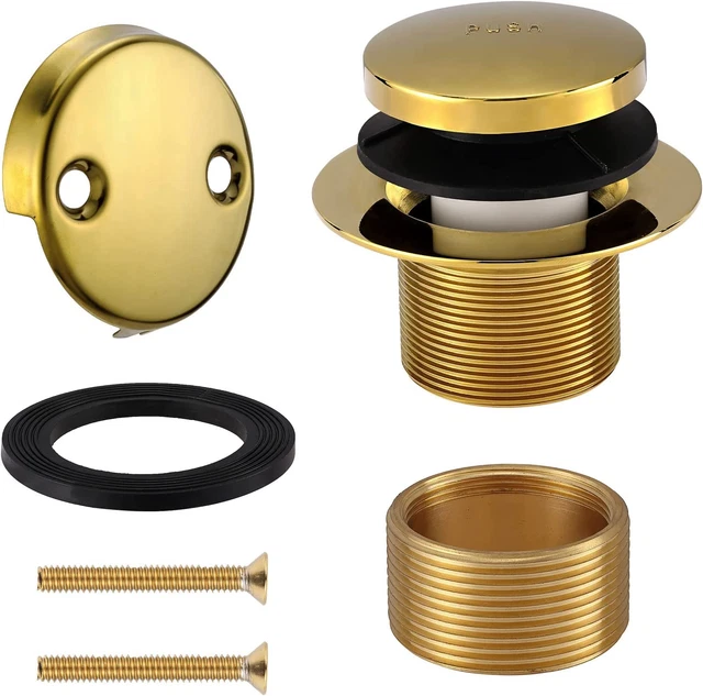 TIP TOE BATHTUB Drain Conversion Kit Assembly, Tub Drain Plug Trim Set