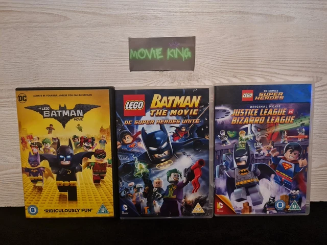 THE LEGO BATMAN Movie Heroes Unite Justice (DVD X3) [DC