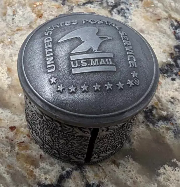 Floral Metal Stamp Coil Dispenser / Stamp Holder