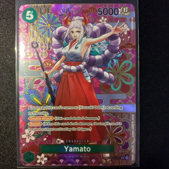YAMATO OP01-121 SP Secret Rare One Piece Card Game TCG NearMint/Mint  Ungraded EUR 450,00 - PicClick FR