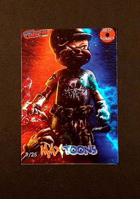 Max Toons Elmer Fudd Punisher Magma Foil Trading Card #9/25 Fudd's Revenge!