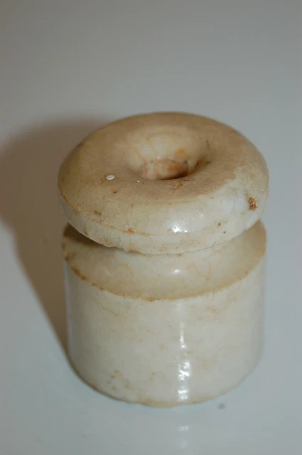 Vintage 2" Porcelain Electrical Insulator