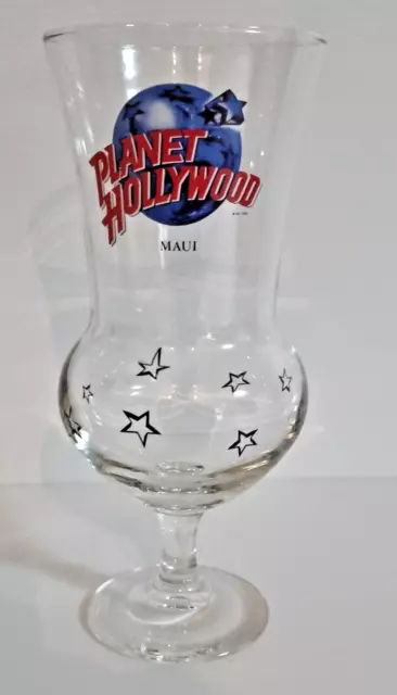 Planet Hollywood Maui Hurricane Cocktail Glass - Collectable - Excellent Cond.