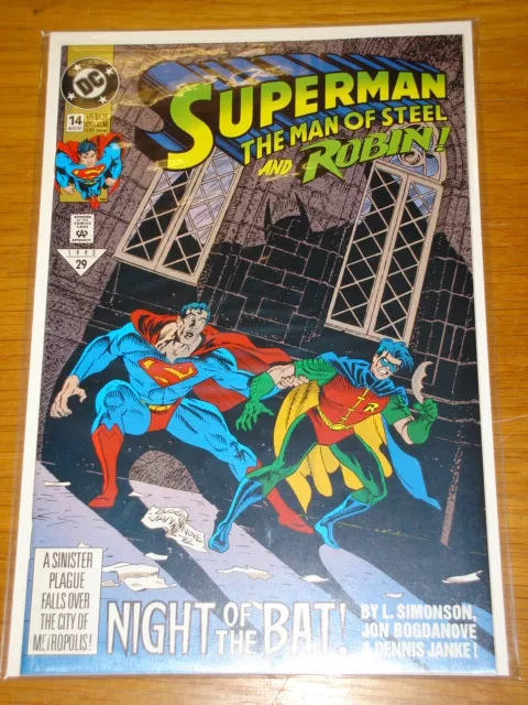 Superman Man Of Steel #14 Dc Comic Near Mint Condition August 1992