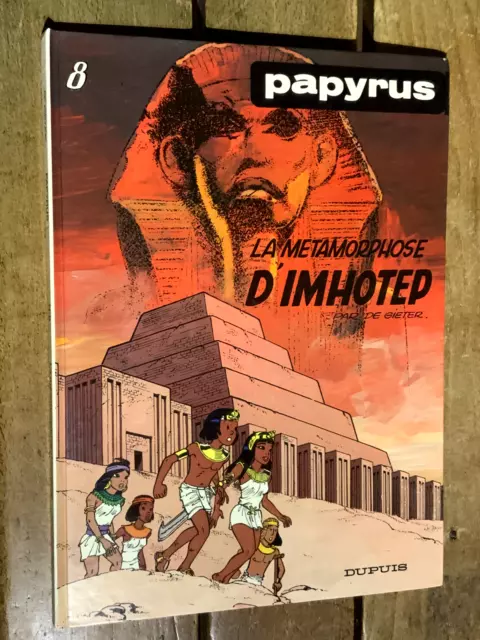 Papyrus 8 la Métamorphose d'Imhotep De Gieter E.0.