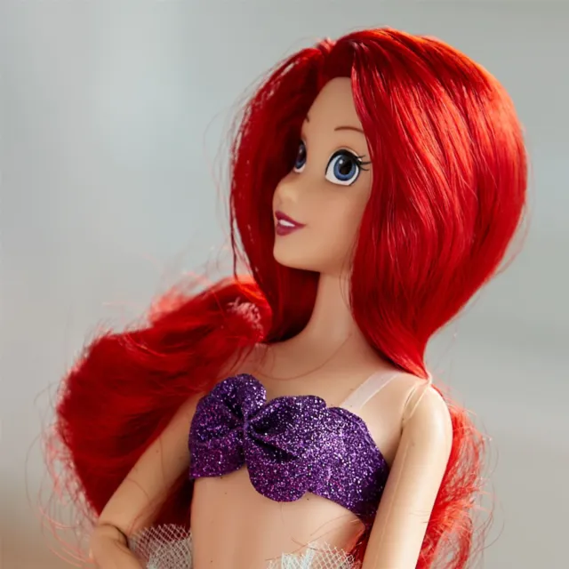 Disney Ariel Little Mermaid Classic Princess Doll Figure & Toy Brush 29cm/11.4" 3