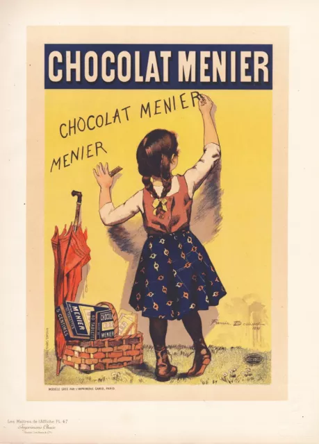 poster Plakat Art Nouveau Chocolat Meunier chocolate Maitres Affiche 47