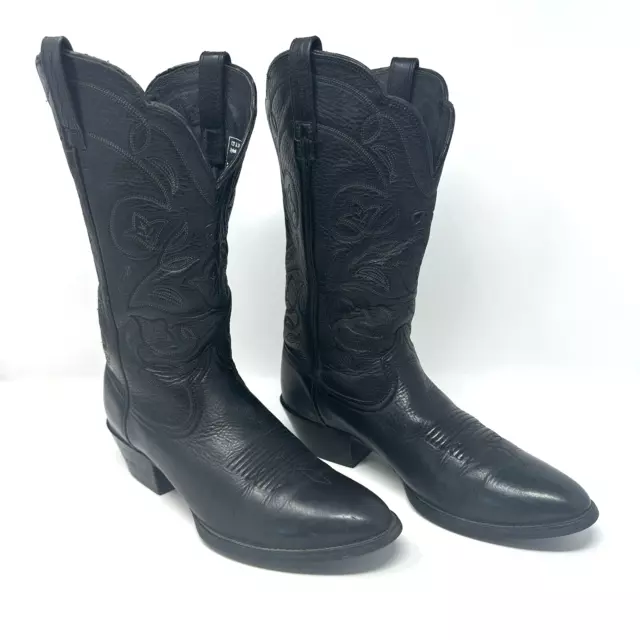 ARIAT HERITAGE WOMENS Black Leather Cowboy Boots 15770 Size UK 6.5