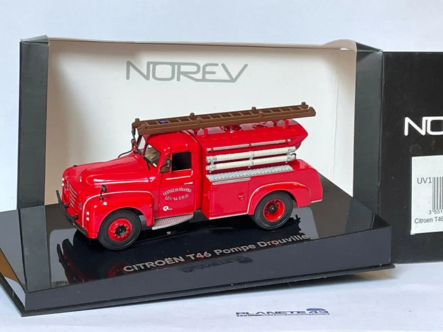 CAMION POMPIER CITROËN T46 CITERNE INCENDIE-St AVIT - NOREV au 1/43 REF: 159986