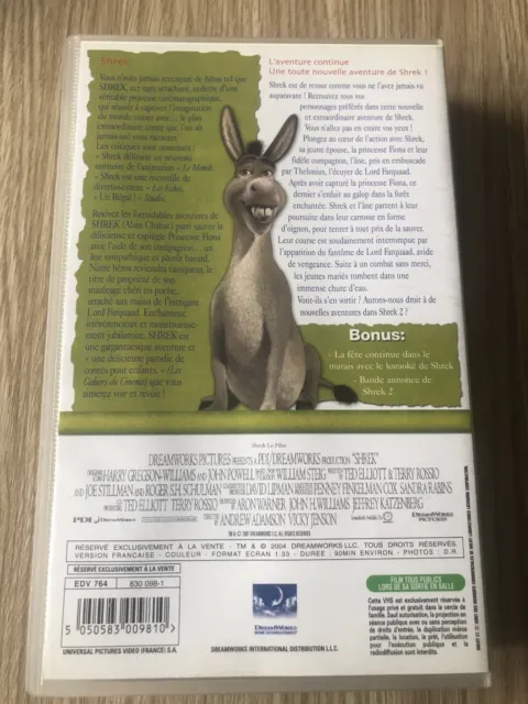 Cassette Vidéo Vhs Shrek Édition Spéciale Français Only 1 On Ebay Rare 3