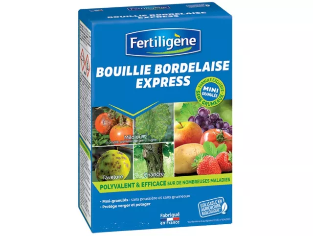 BOUILLIE BORDELAISE BIO 0.5 kg NATUREN FERTILIGENE MALADIE ARBRES FRUITS LEGUMES