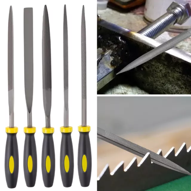 Precision Steel File Set Advanced Manufacturing Process Alloy for Metal Wood