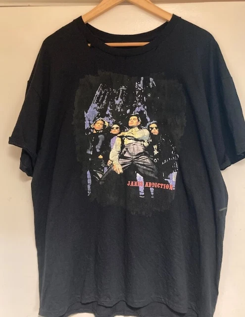 Reprinted Janes addiction tour t-shirt, gift for rock fan TE5301