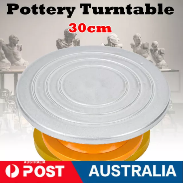 30CM Pottery Turntable Pottery Banding Wheel Carving Clay Manual Turntable 12"
