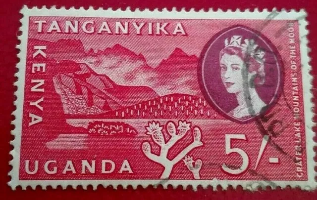 Kenya Uganda Tanganyika:1960 Flowers, Animals and Loc. Rare & Collectible Stamp.