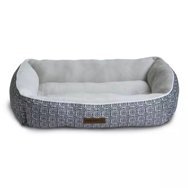 Pet bed for Cat/Dog Bed Vibrant Life Lounger, Large, 36" X 27"